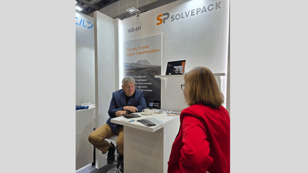 Messestand auf der Smart Energy Week Tokyo 